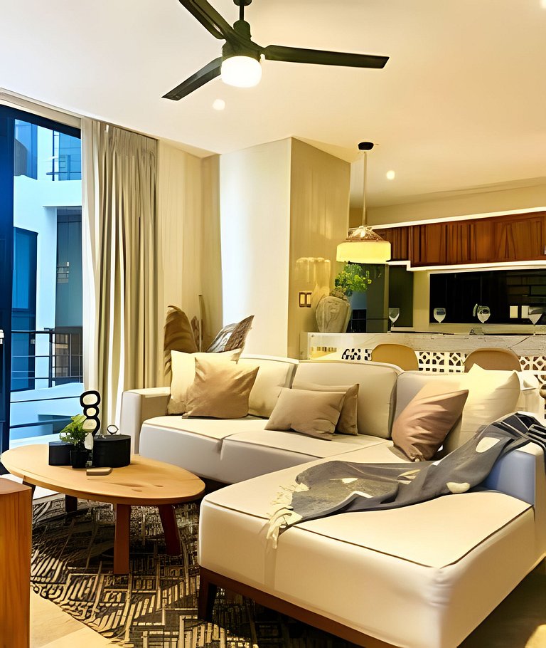 2BDR Aldea Zama – Family + Pool + Bikes