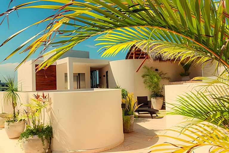 2 habitaciones Aldea Zama + piscina + bicicletas
