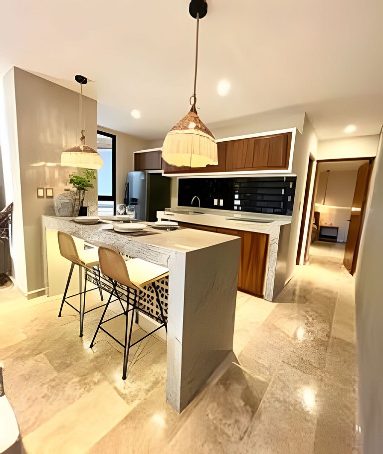 2BDR Aldea Zama – Family + Pool + Bikes