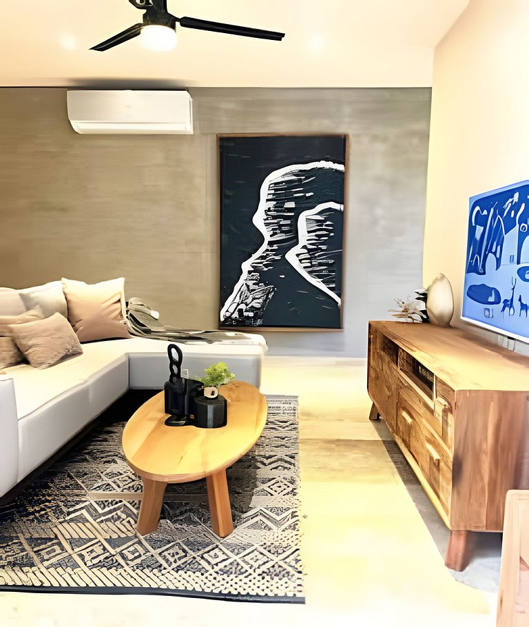 2BDR Aldea Zama – Family + Pool + Bikes