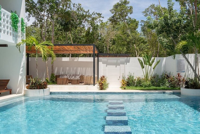 Évasion swim-up directe à Tulum