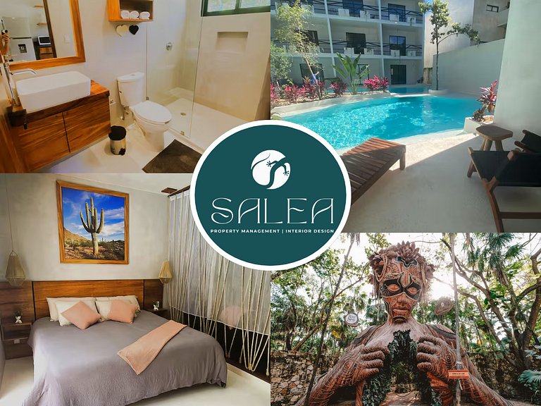 Direct Pool Access + E-Bike | Stylish Condo