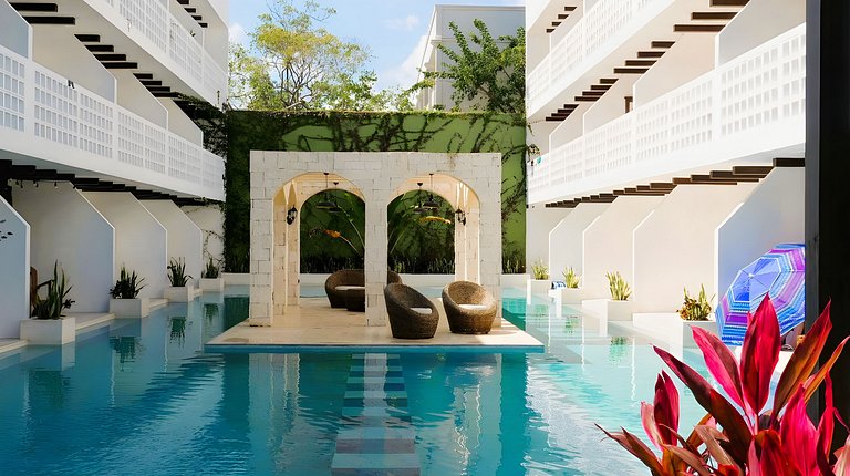 Évasion swim-up directe à Tulum