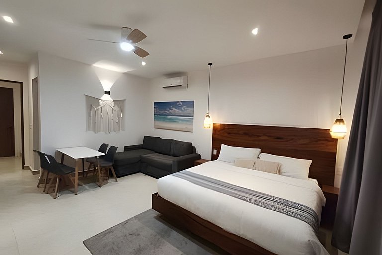 Studio centre PDC • Cour, jacuzzi & BBQ