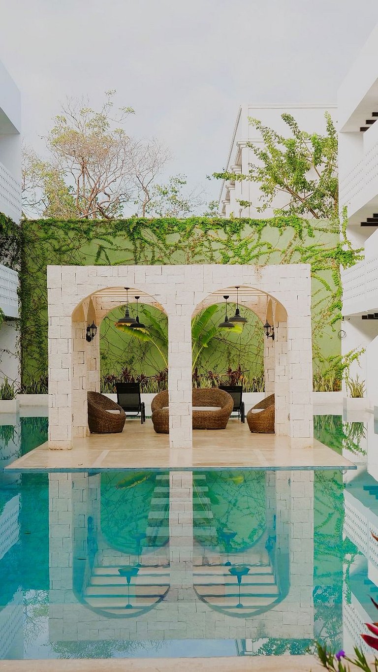 Évasion swim-up directe à Tulum