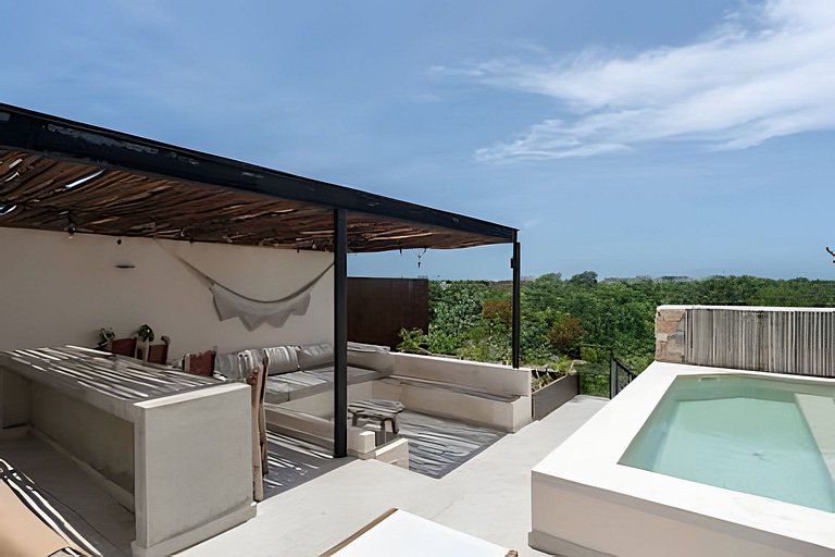 Penthouse 2 Recámaras con Piscina Privada