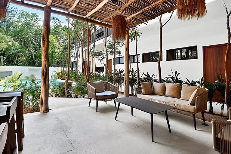 Spacious 3BR Aldea Zama Condo w/ Balcony jaccuzi