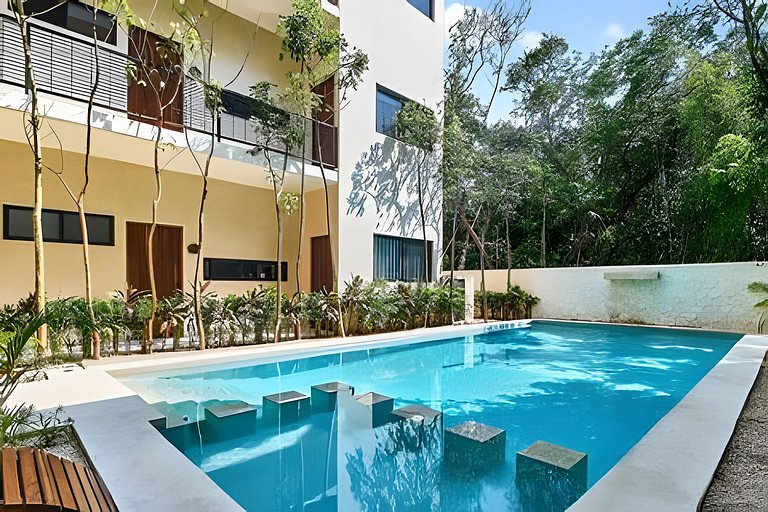 Aldea zama 3 chambres spacieux jaccuzi balcon