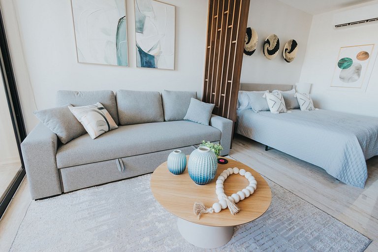 Studio Luxe Rooftop Piscine Proche de la plage