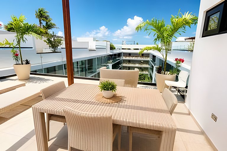 Penthouse 1CH en el corazón de Playa del Carmen