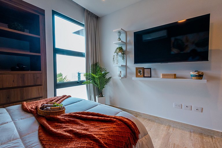Ceiba 25 | 2BR, 3 beds, pool, gym, laundry