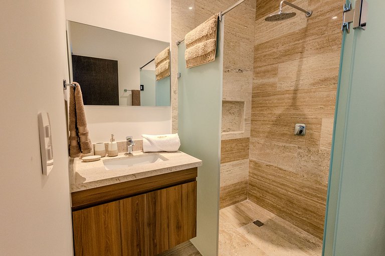 Ceiba 25 | 2 hab, 3 camas, piscina, gym, lavado