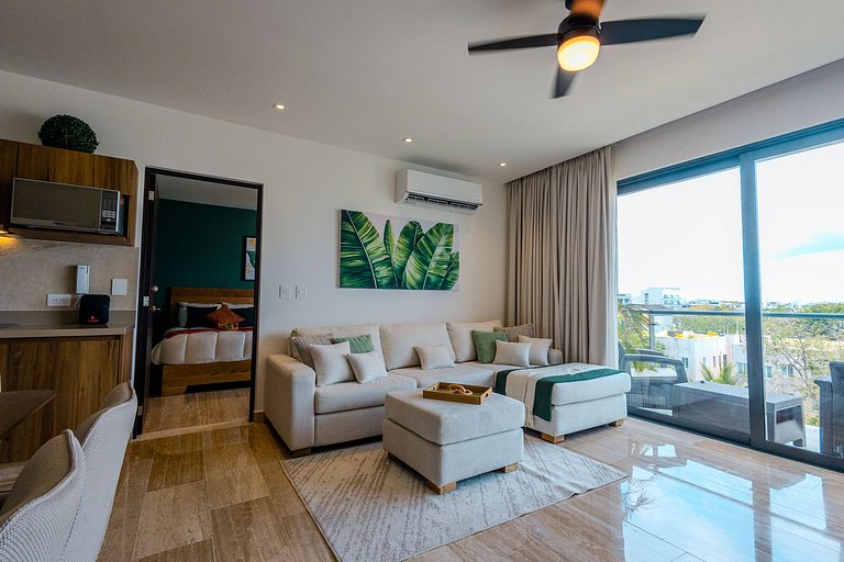 Ceiba 25 | 2 hab, 3 camas, piscina, gym, lavado