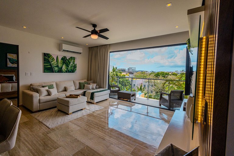 Ceiba 25 | 2BR, 3 beds, pool, gym, laundry