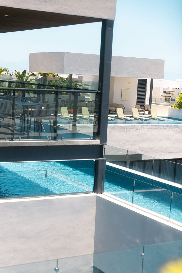 Ceiba 25 | 2 ch, 3 lits, piscine, gym, lavage