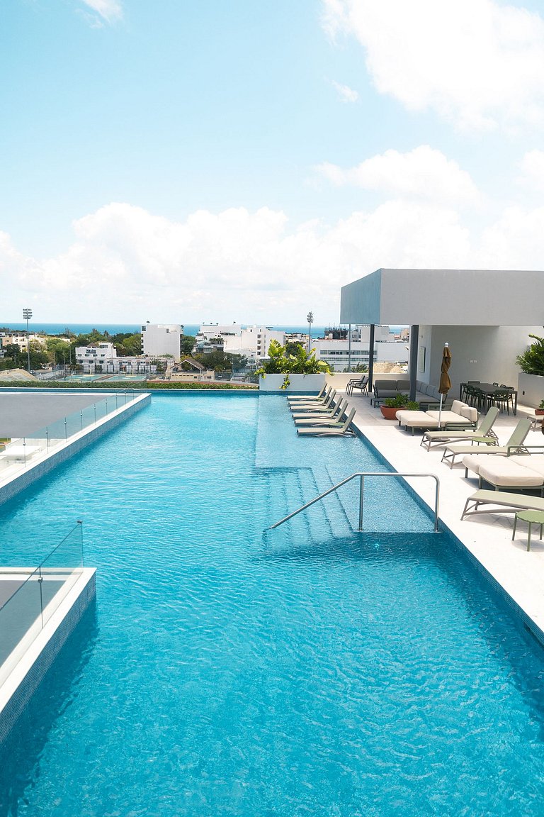 Ceiba 25 | 2BR, 3 beds, pool, gym, laundry