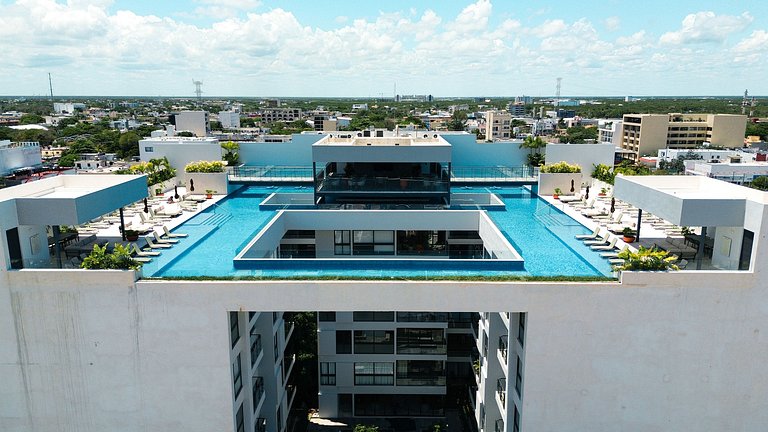Ceiba 25 | 2BR, 3 beds, pool, gym, laundry