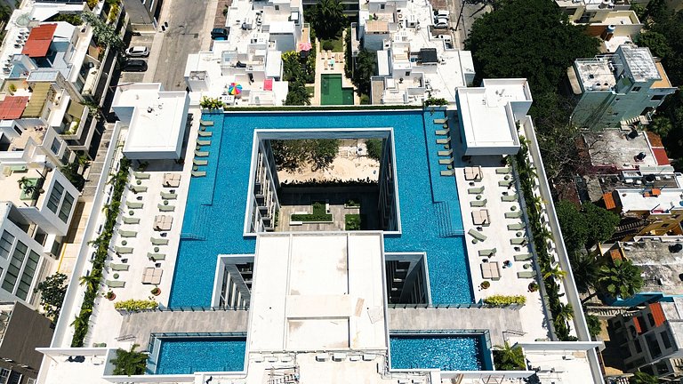 Ceiba 25 | 2BR, 3 beds, pool, gym, laundry