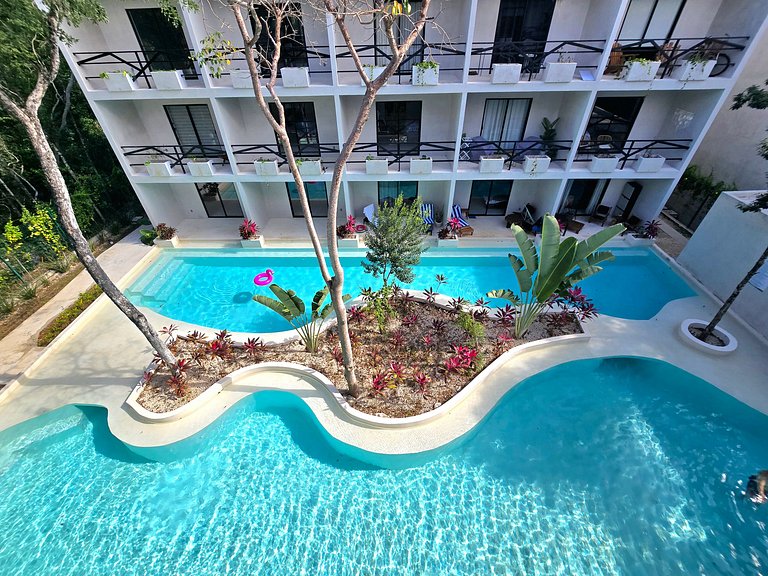 Estudio acogedor – Alberca y actividades en Tulum