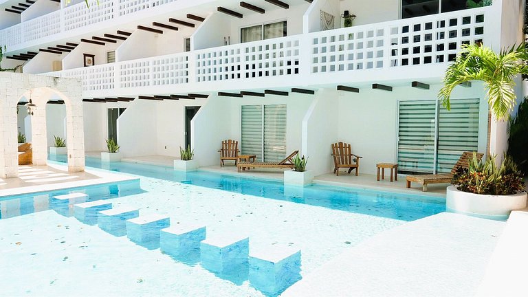 Évasion swim-up directe à Tulum