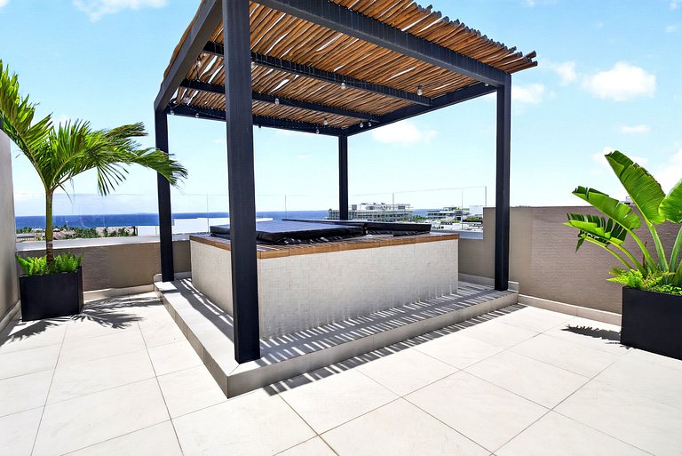 Studio centre PDC • Cour, jacuzzi & BBQ