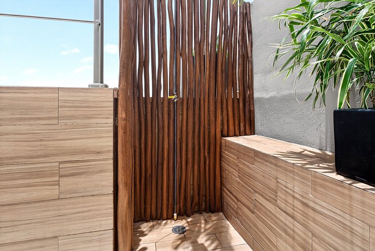 Studio centro PDC • Patio, jacuzzi y BBQ