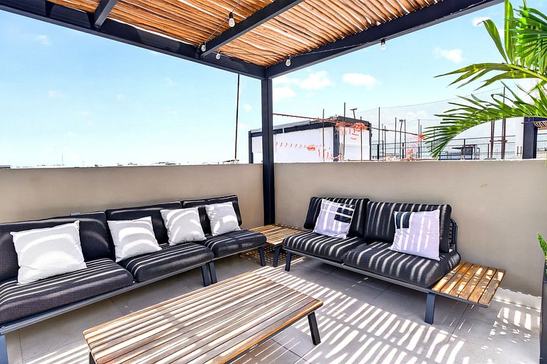 Studio centre PDC • Cour, jacuzzi & BBQ